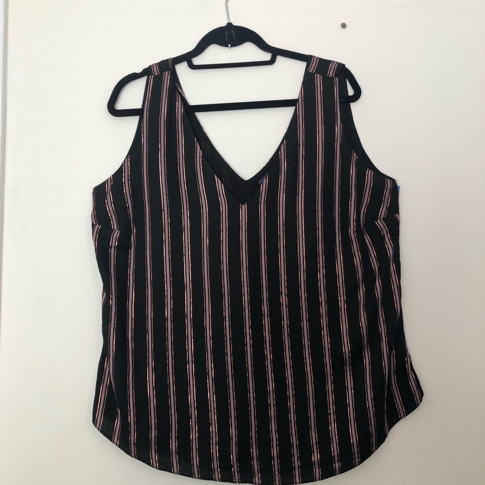 Rachel Roy black sleeveless top